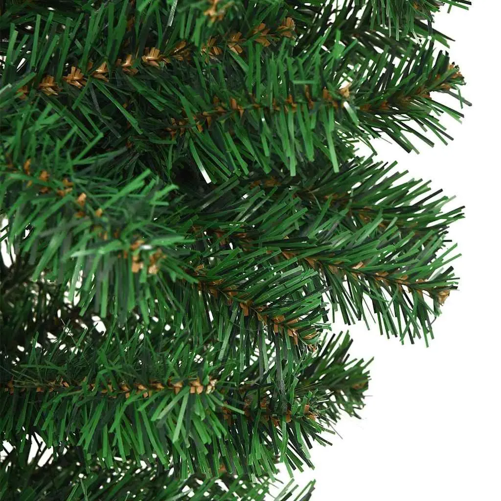 Upside-Down Green Christmas Tree with Steel Stand 180cm