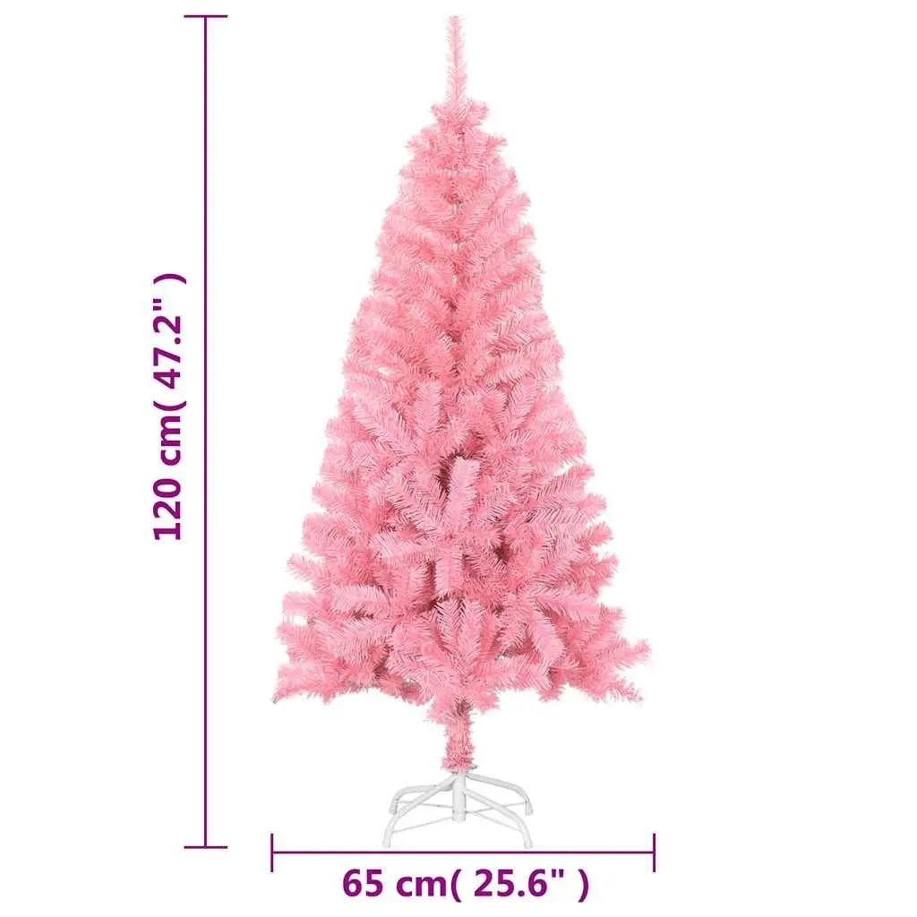 Pink 120cm Artificial Christmas Tree for Holiday Decor