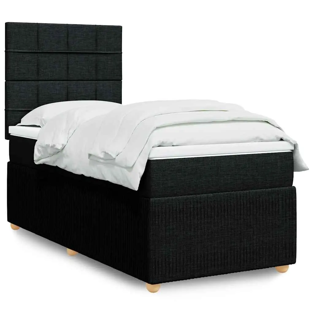King Single Box Spring Bed with Adjustable Headboard