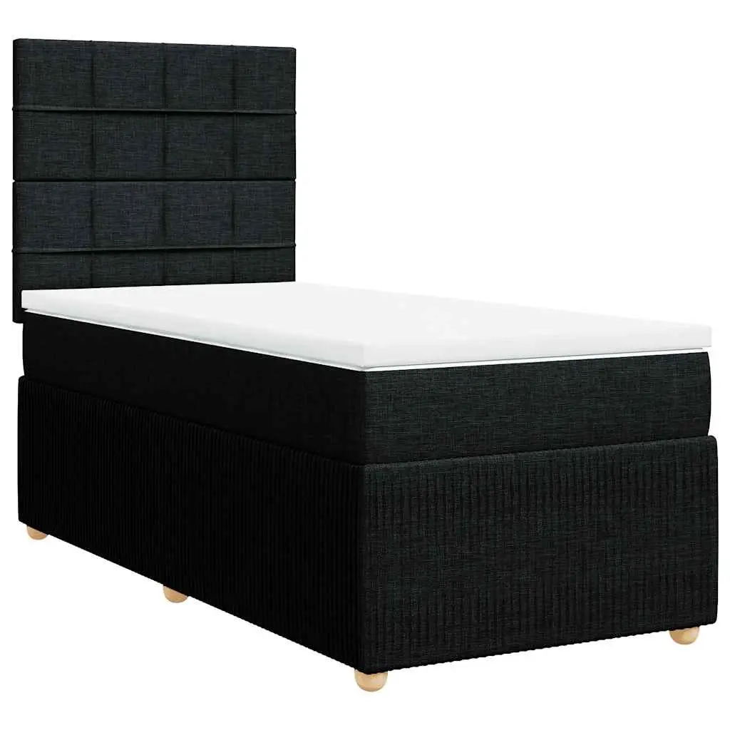 King Single Box Spring Bed with Adjustable Headboard