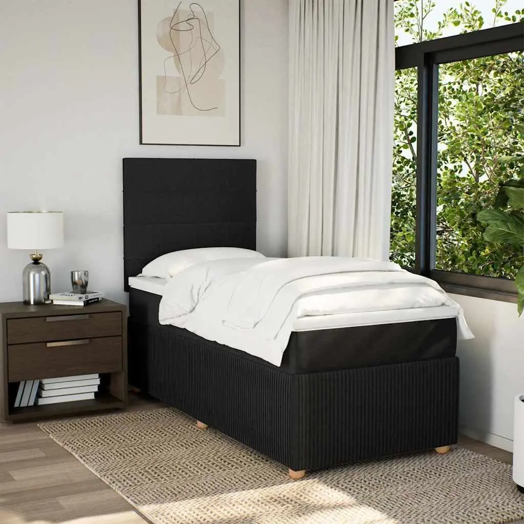 King Single Box Spring Bed with Adjustable Headboard