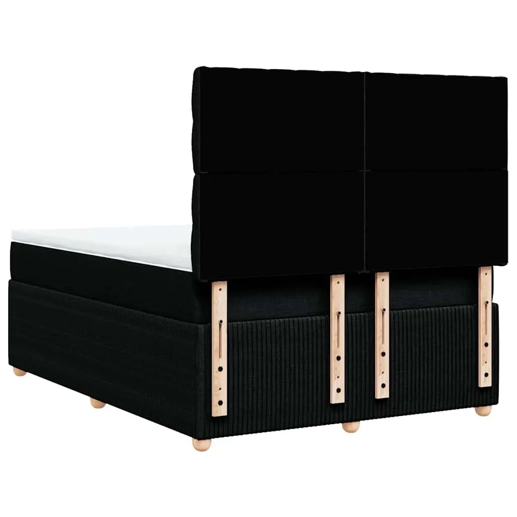 Double Box Spring Bed with Adjustable Headboard