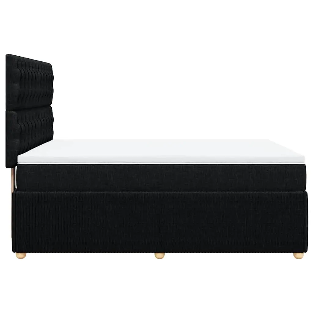 Double Box Spring Bed with Adjustable Headboard
