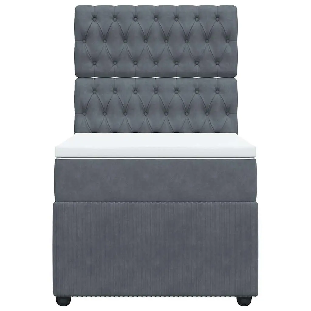 King Single Box Spring Bed with Adjustable Headboard
