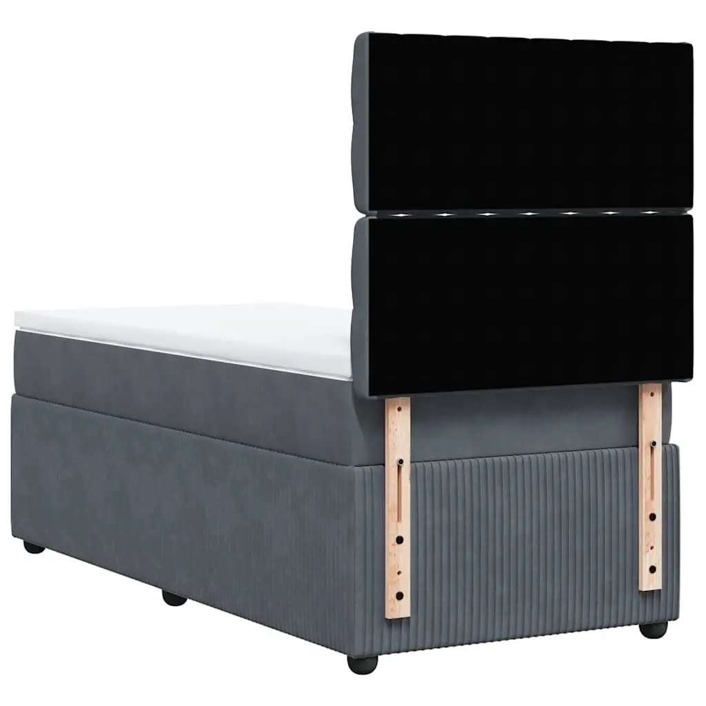 King Single Box Spring Bed with Adjustable Headboard