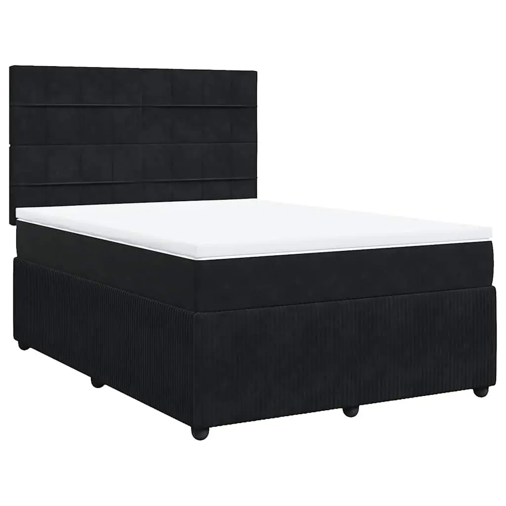 Box Spring Bed with Pocket Spring Mattress