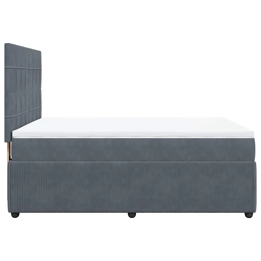 Queen Box Spring Bed with Pocket Sprung Mattress