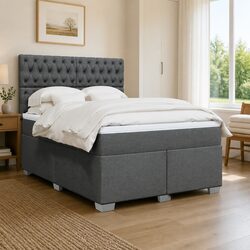 Premium Double Box Spring Bed with Pocket Spring Mattress