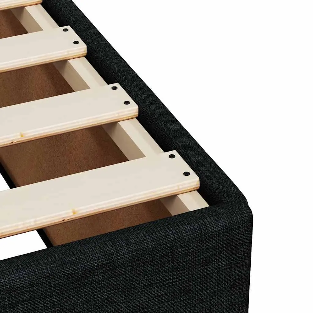 Double Box Spring Bed with Adjustable Headboard