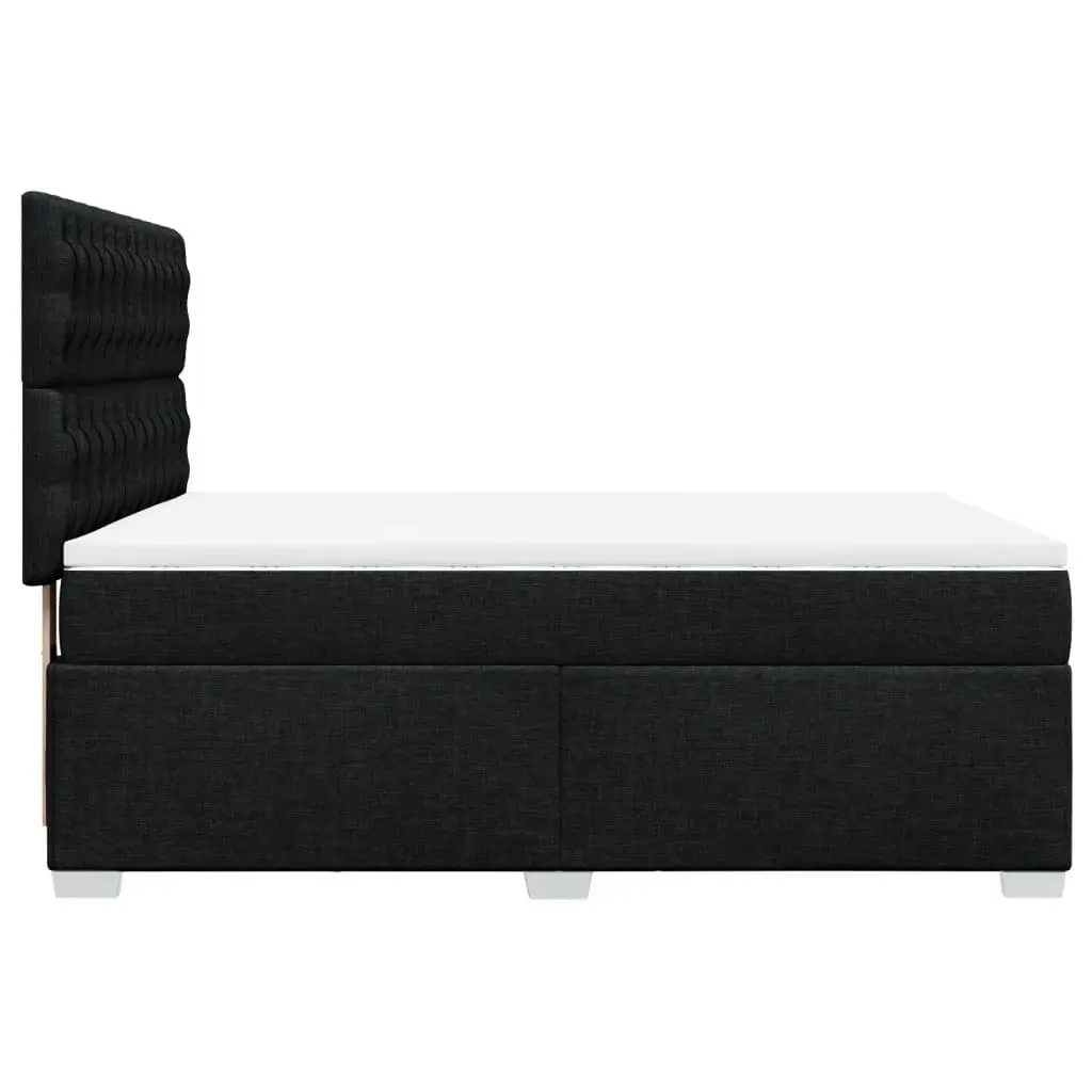 Double Box Spring Bed with Adjustable Headboard