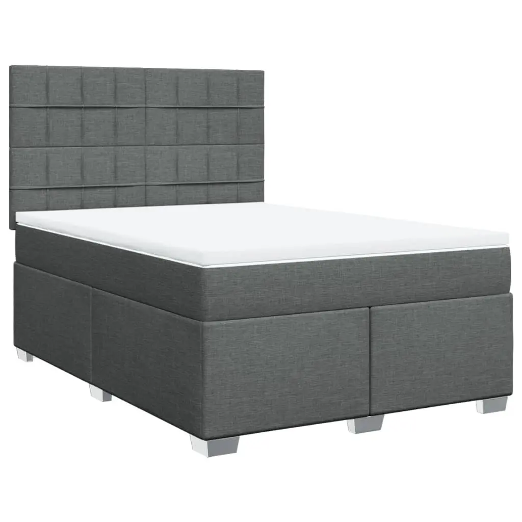 Queen Box Spring Bed with Pocket Spring Mattress