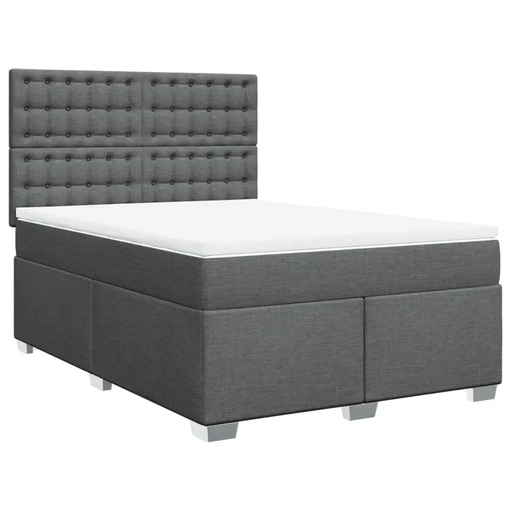 Queen Box Spring Bed with Pocket Spring Mattress