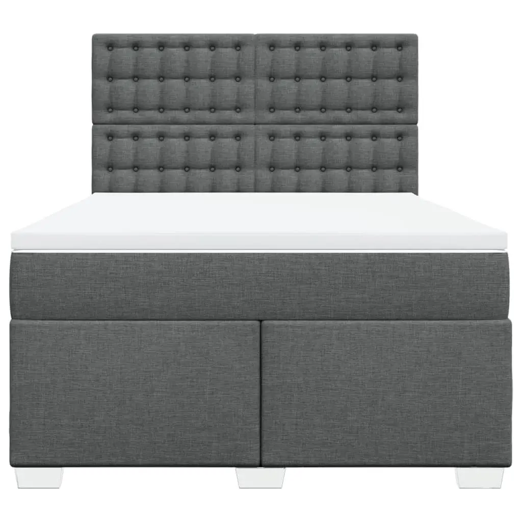 Queen Box Spring Bed with Pocket Spring Mattress