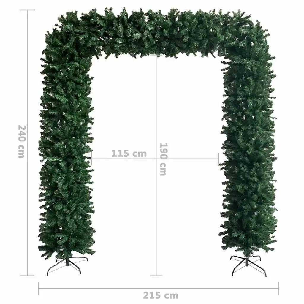 Christmas Tree Arch PVC 240cm Green