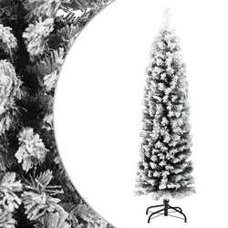 120cm Slim Artificial Christmas Tree with Flocked Snow