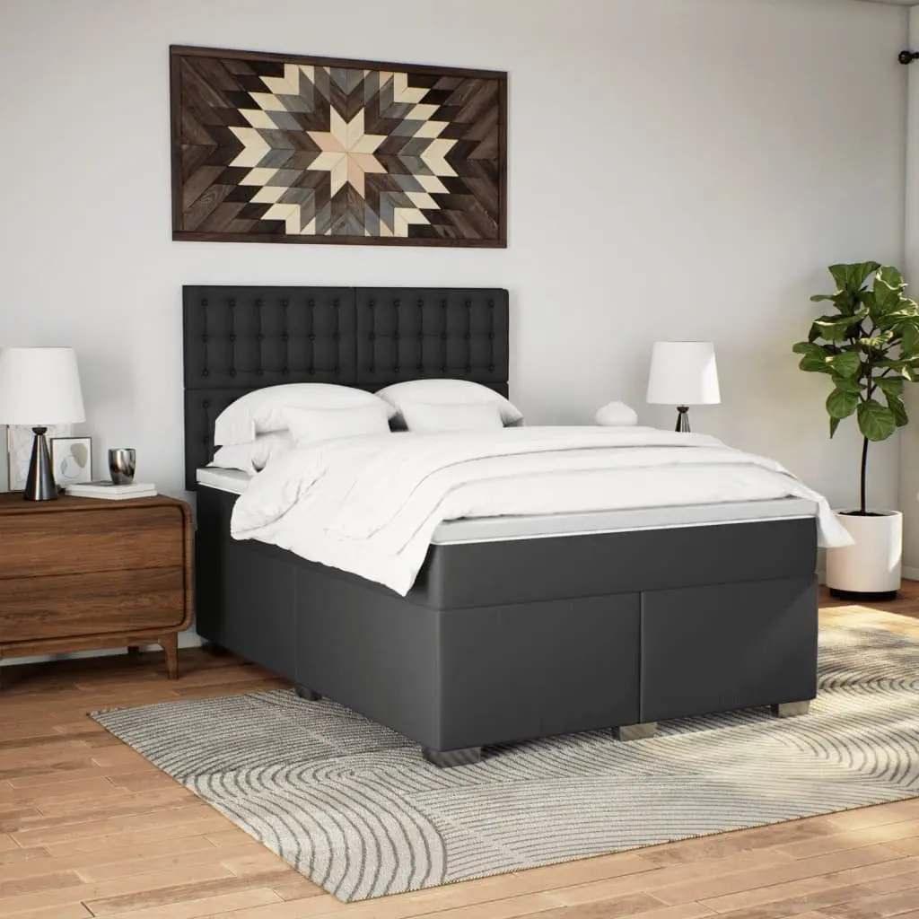 Adjustable Queen Box Spring Bed with Pocket Spring Mattress
