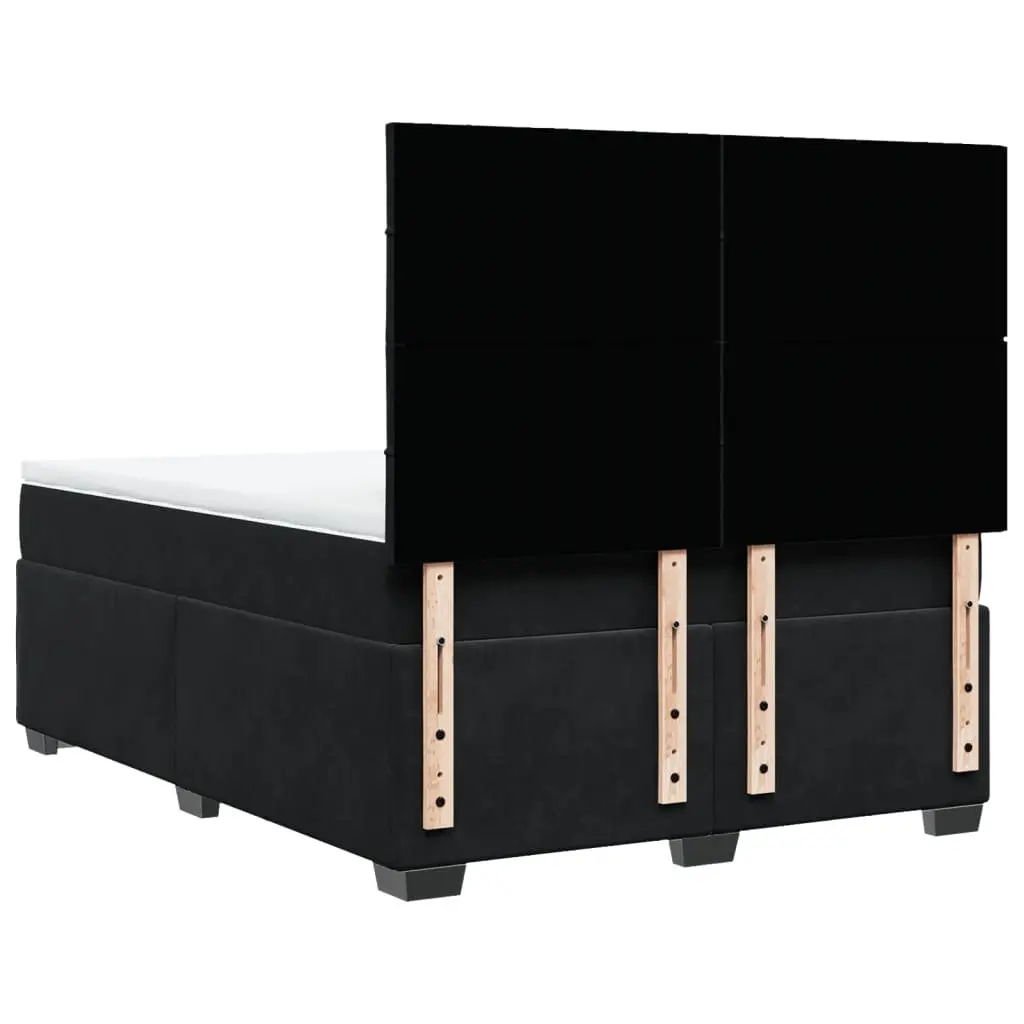 Box Spring Bed with Pocket Spring Mattress and LED Lights