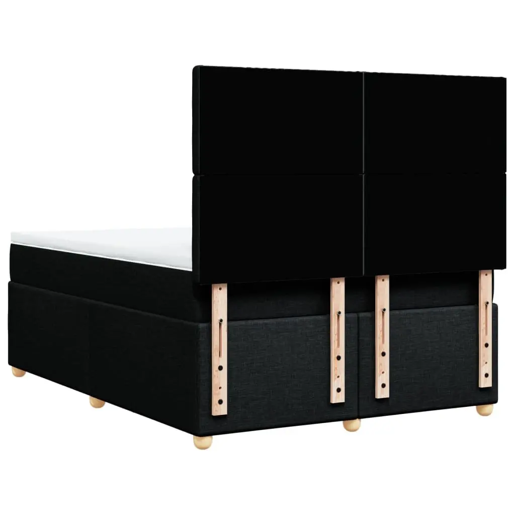 Double Box Spring Bed with Pocket Mattress & LED Headboard