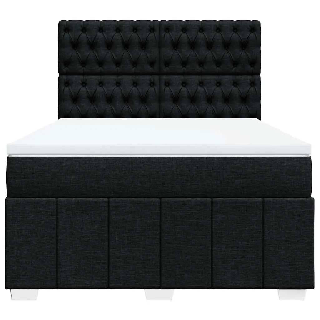 Double Box Spring Bed with LED Lights & Mattress