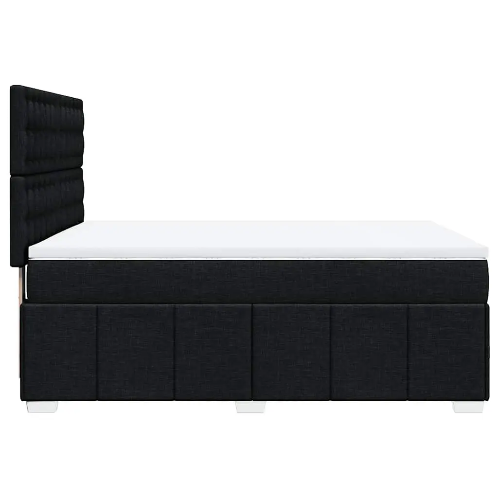 Double Box Spring Bed with LED Lights and Mattress