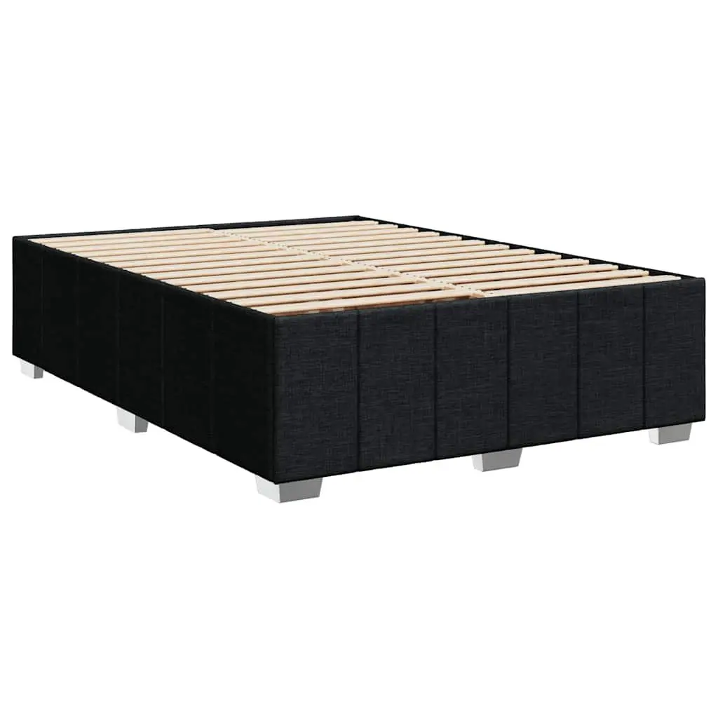 Double Box Spring Bed with LED Lights and Mattress