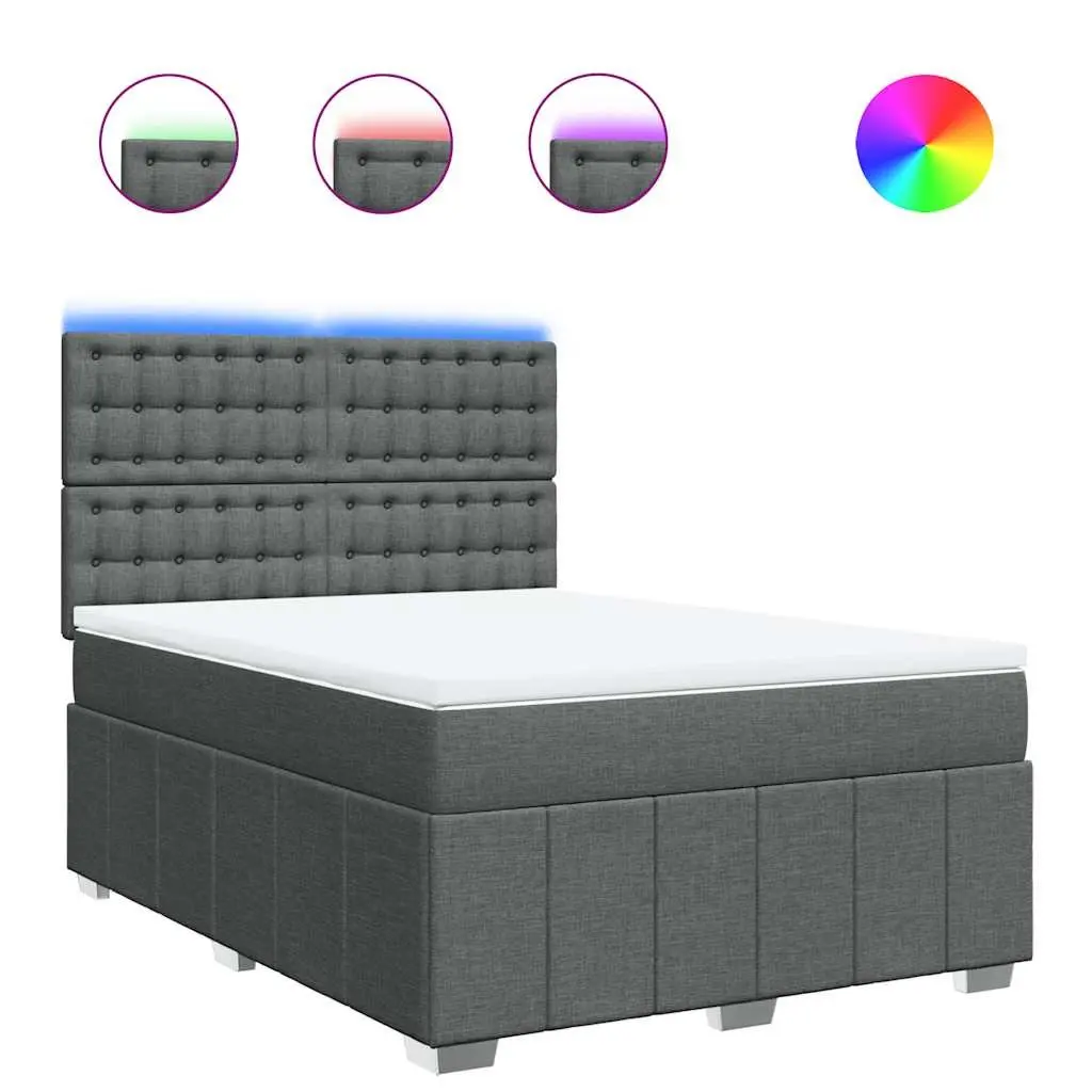 Queen Box Spring Bed with Pocket Mattress