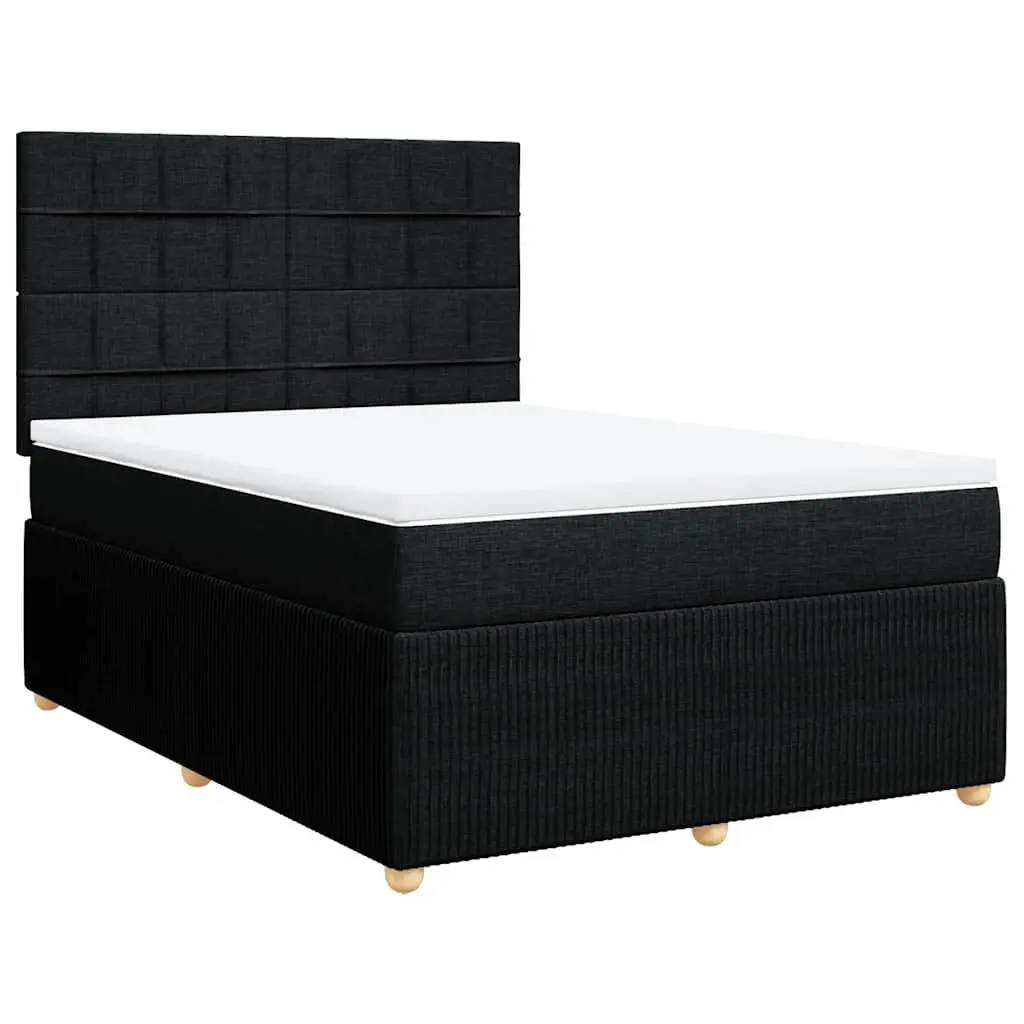 Queen Box Spring Bed with Pocket Sprung Mattress