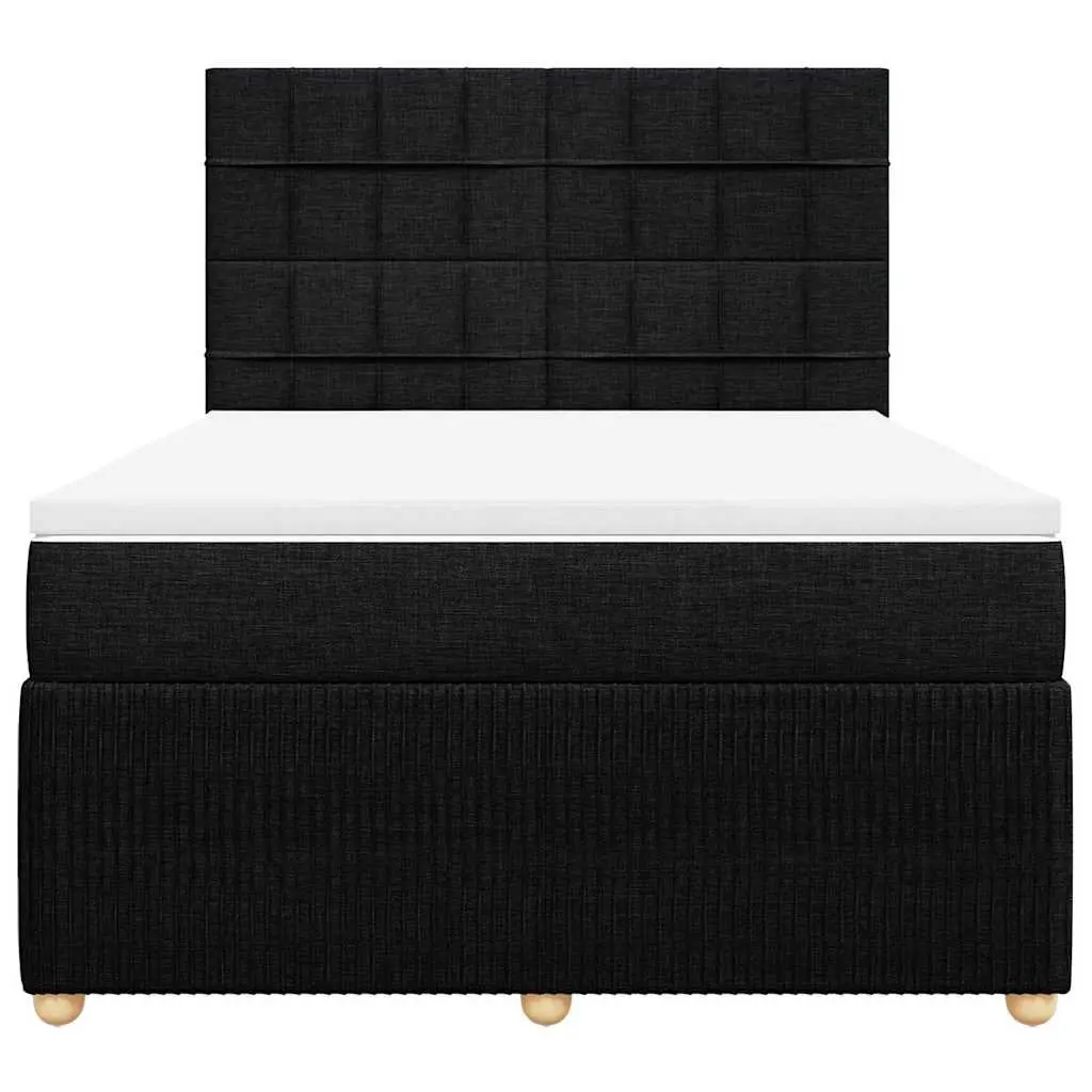 Queen Box Spring Bed with Pocket Sprung Mattress