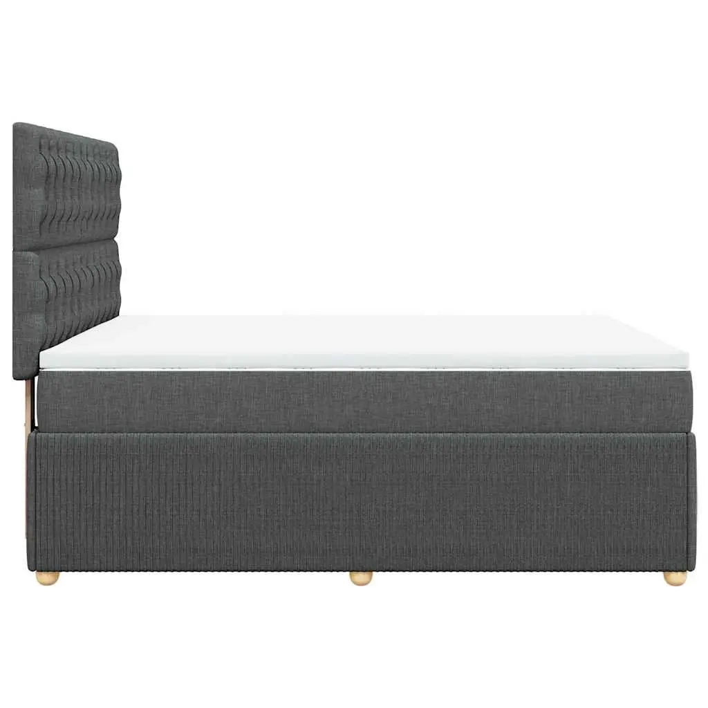 Queen Box Spring Bed with Adjustable Headboard