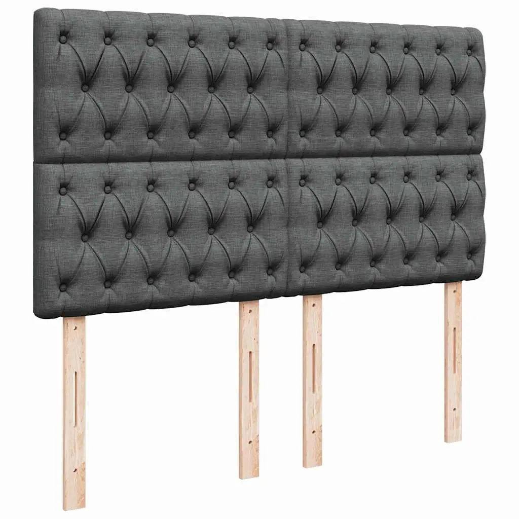 Queen Box Spring Bed with Adjustable Headboard