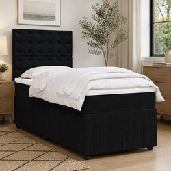 Stylish King Single Box Spring Bed with Pocket Mattress
