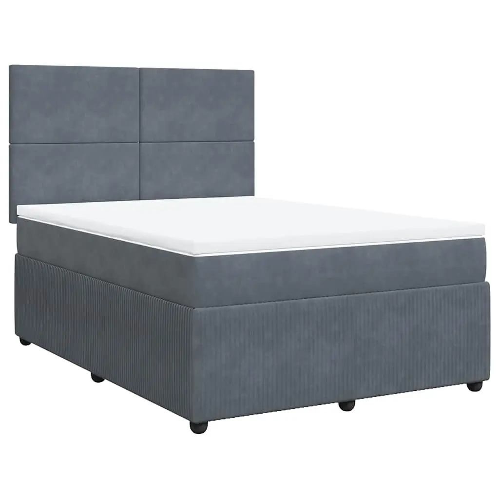 Double Box Spring Bed with Pocket Spring Mattress