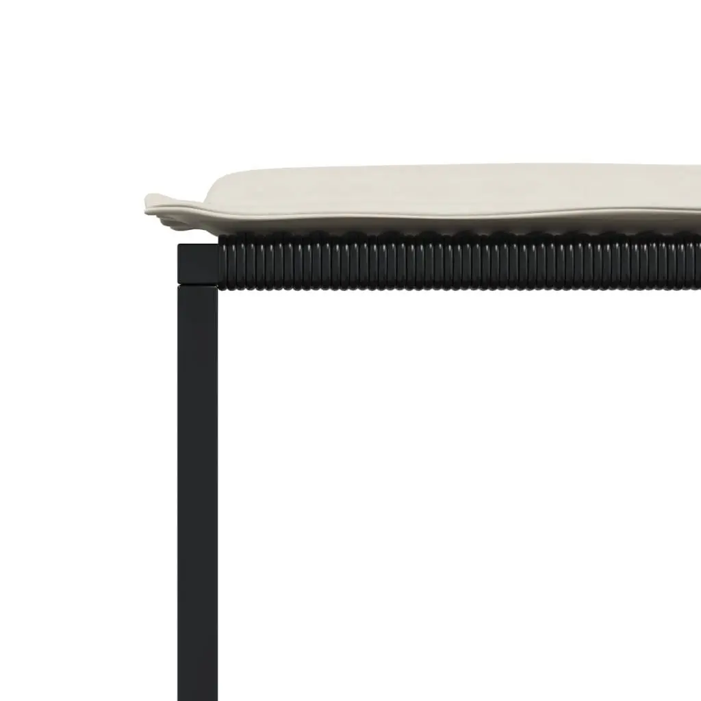 Outdoor 17 Piece Black Poly Rattan Dining Set
