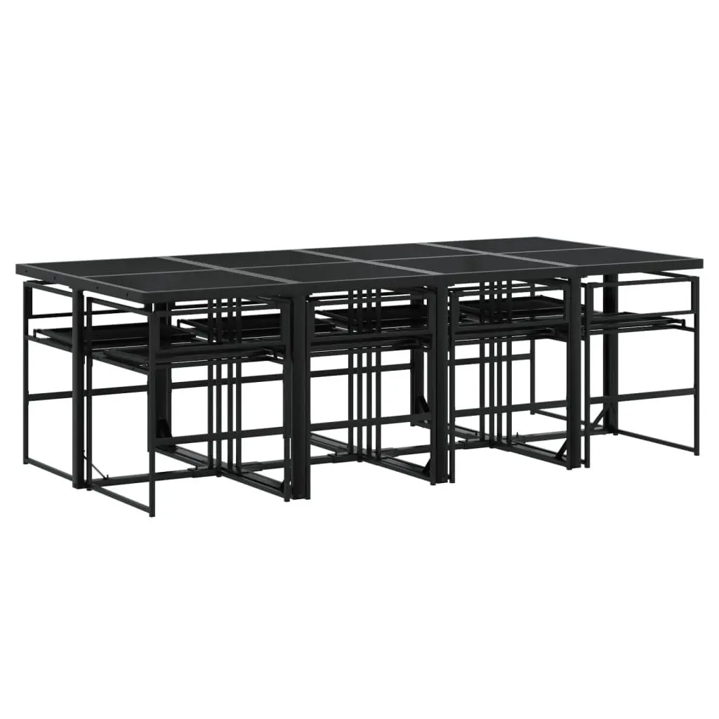 9 Piece Outdoor Dining Set with Cushions