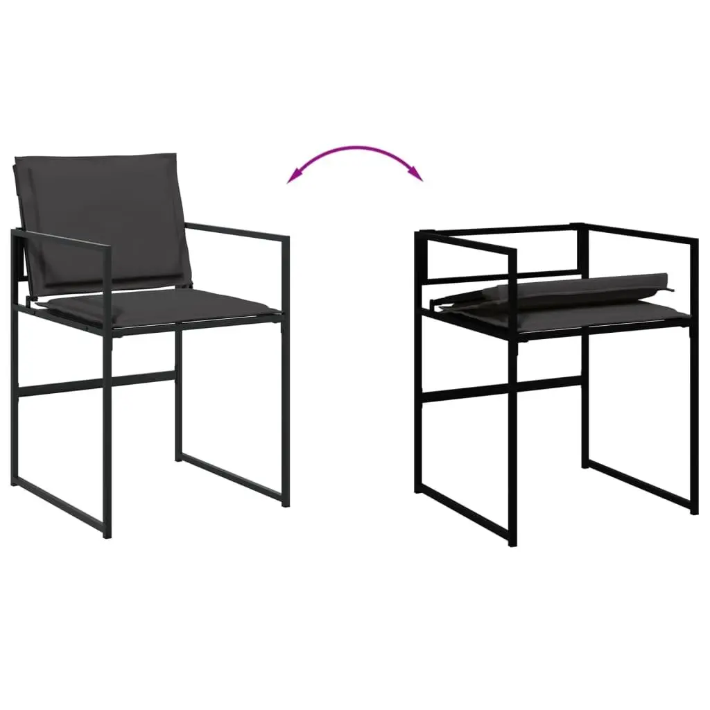 9 Piece Outdoor Dining Set with Textilene Chairs