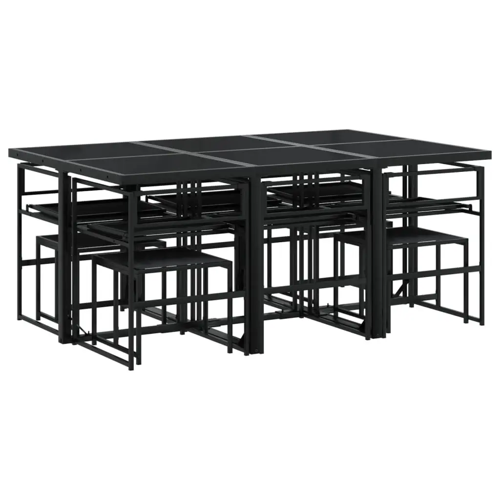 11-Piece Garden Dining Set with Textilene Chairs