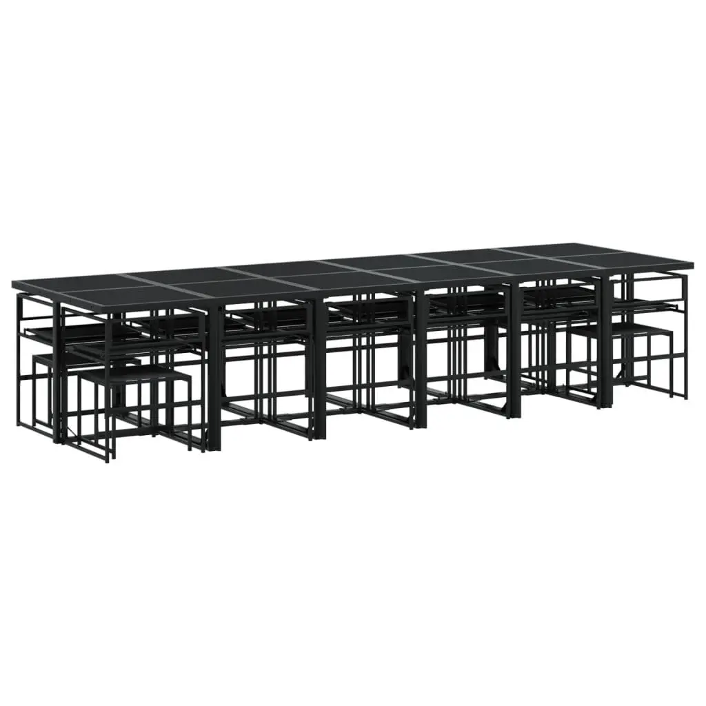 17-Piece Outdoor Dining Set with Durable Chairs