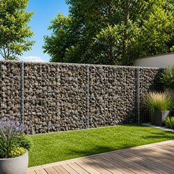 High-Quality Gabion Basket with Cover 200x50x100 cm