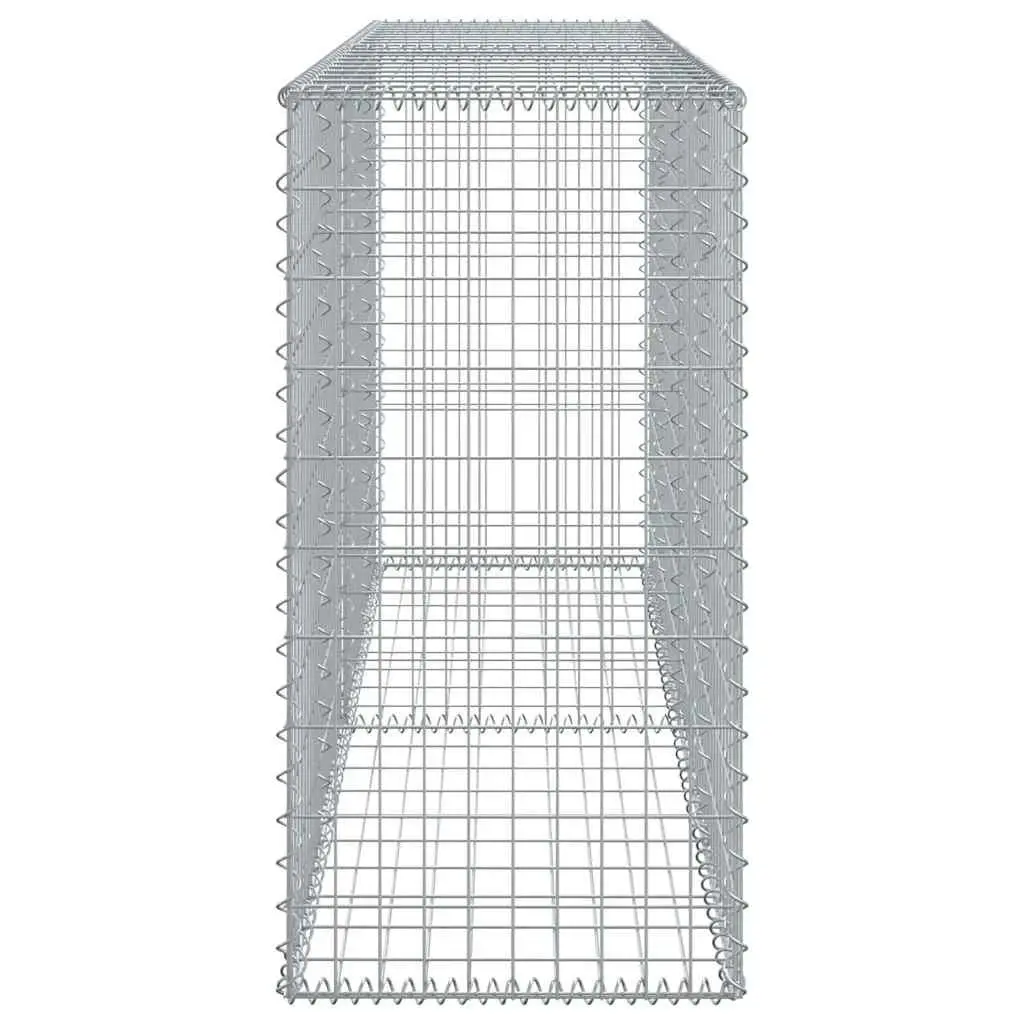 Gabion Basket with Cover 200x50x100 cm