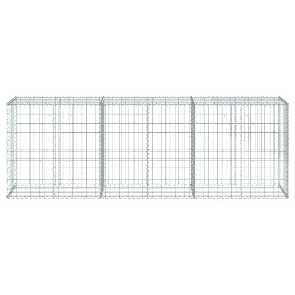 Gabion Basket Galvanised Iron Wire 300x50x100cm Silver