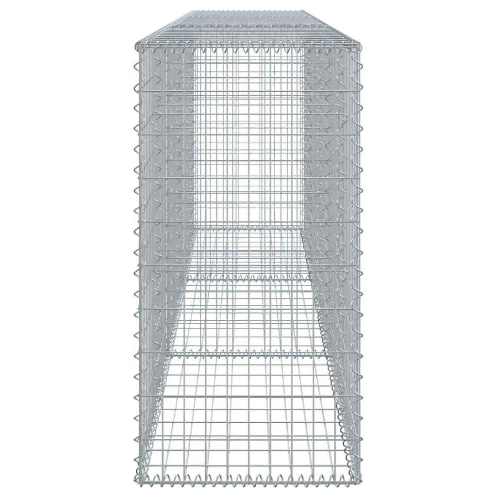 Gabion Basket Galvanised Iron Wire 300x50x100cm Silver