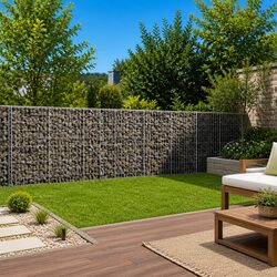 High-Quality Gabion Basket 400x50x100 cm Galvanised Iron