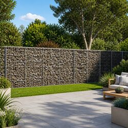 Durable Gabion Basket with Cover 700x50x100 cm