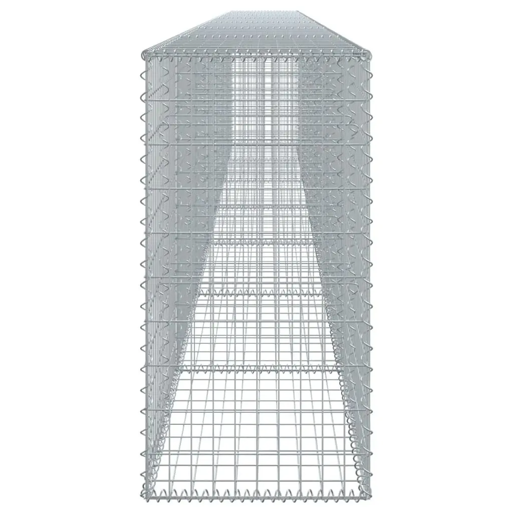 Gabion Basket Galvanised Iron 700x50x100 cm Silver