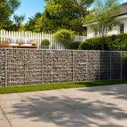 Heavy-Duty Gabion Basket with Cover 800x50x100 cm