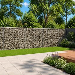Durable Gabion Basket with Cover 900x50x100 cm