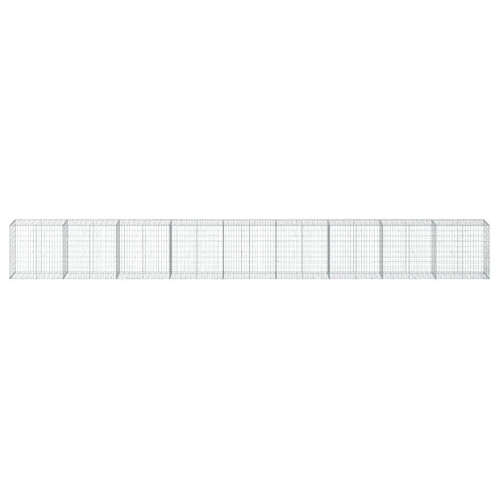 Gabion Basket with Cover 900x50x100 cm