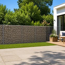 Premium Gabion Basket with Cover 1000x50x100 cm