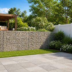 Premium Gabion Basket with Cover 800x50x150 cm Galvanised Iron