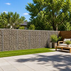 Durable Gabion Basket with Cover 1200x50x150cm